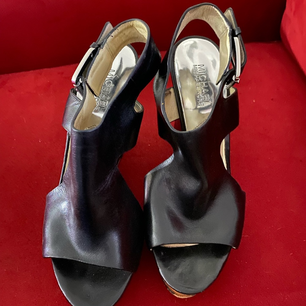 Michael Kors Wedge sling back 8.5